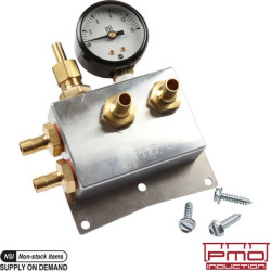 PartzBiz CE 1616002808 - Fuel pressure regulator with barbed fittings