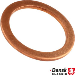 PartzBiz CE 1619900700 - Sealing ring, copper, 18x24
