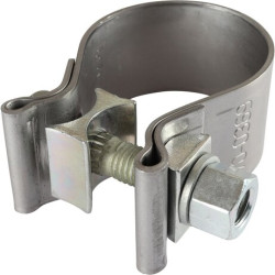PartzBiz CE 9921402203 - Clamp for exhaust, 47.6 mm, stainless steel