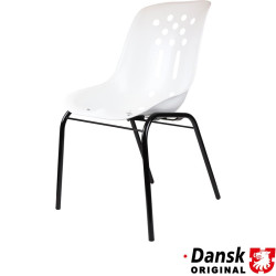 PartzBiz CE 9902500310 - Chair Conference, frame black, seat white PartzBiz CE 9902500310 - Chair Conference, frame black, seat white