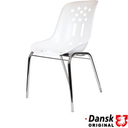 PartzBiz CE 9902500110 - Chair Conference, frame chrome, seat white PartzBiz CE 9902500110 - Chair Conference, frame chrome, seat white