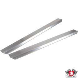 PartzBiz CE 8189824110 - Door sill cover set, aluminium