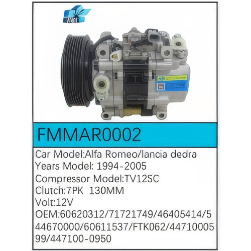 PartzBiz CE: FMMAR0002-Compressor for  Alfa Romeo - FMMAR0002