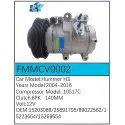 PartzBiz CE FMMCV0002 - Compressor for  Chevrolet - FMMCV0002