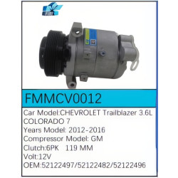 PartzBiz CE FMMCV0012 - Compressor for  Chevrolet - FMMCV0012