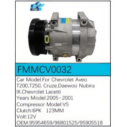 PartzBiz CE FMMCV0032 - Compressor for  Chevrolet - FMMCV0032