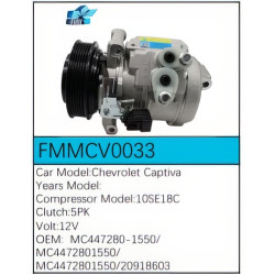 PartzBiz CE FMMCV0033 - Compressor for  Chevrolet - FMMCV0033