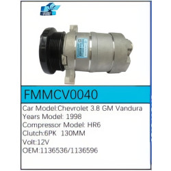 PartzBiz CE FMMCV0040 - Compressor for  Chevrolet - FMMCV0040