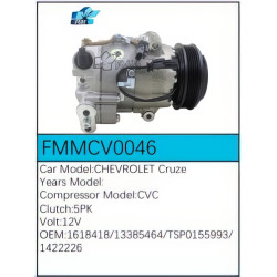 PartzBiz CE FMMCV0046 - Compressor for  Chevrolet - FMMCV0046