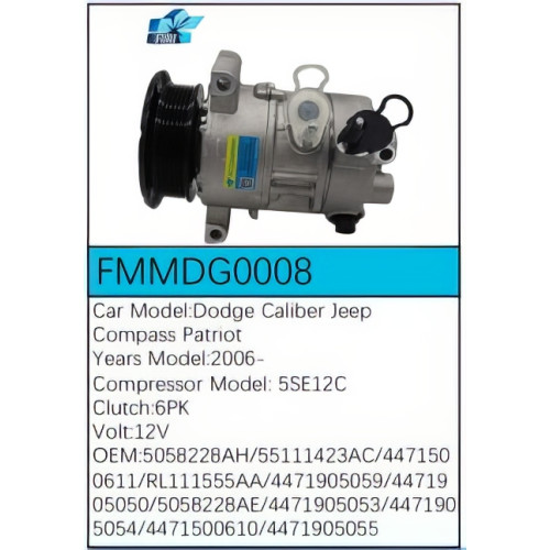 PartzBiz CE: FMMDG0008-Compressor for  Dodge - FMMDG0008