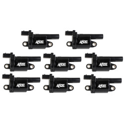 PartzBiz CM 140080-8 - ACCEL Gen V GM Coils, 2014 and Up, Black, Round, black, 8-Pack