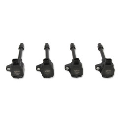 PartzBiz CM 140084K-4 - Accel Ignition Coils - 2015-2020 Honda Civic 2.0L, 2.0L Turbo and  Fit 1.5L 4-cylinder, Black, 4-Pack