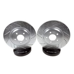 PartzBiz CM 05110-020 - Baer Sport Rotors - Front - Pair