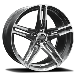 PartzBiz CM CS14-215455-CP - Carroll Shelby Wheels CS14 - 20 x 11 - 5 x 114.3 - 50mm Offset - Chrome Powder