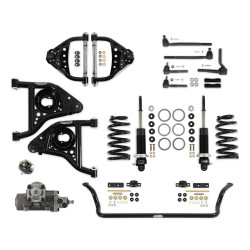 PartzBiz CM 031356DS - Detroit Speed - Front Speed Kit 3 - Non-Adjustable Shocks - SBC/LS