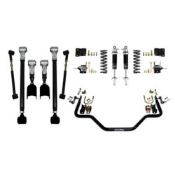 PartzBiz CM 041613-DDS - Detroit Speed - Rear Speed Kit 3 - Double Adjustable Shocks - Stock Axle