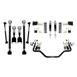 PartzBiz CM 041623-SDS - Detroit Speed - Rear Speed Kit 3 - Single Adjustable Shocks - Moser Axle
