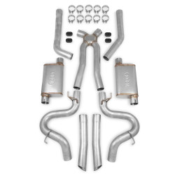 PartzBiz CM 70501363-RHKR - 1978-87 GM G-BODY EXHAUST SYSTEM, 2.5 IN