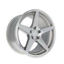 PartzBiz CM TTR29-816160-B - Rocket Racing Wheels - Flare - Titanium/Machined