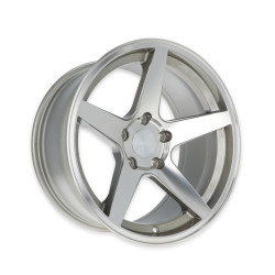 PartzBiz CM TTR29-897350-C - Rocket Racing Wheels - Flare - Titanium/Machined