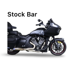 PartzBiz HD COMANCHEB - KST Kustoms Gloss Black 14” Comanche Bagger Handlebars Bars Indian Challenger