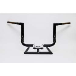 PartzBiz HD PATRIOT12B - KST Kustoms Gloss Black 12 Patriot Bagger Handlebars Bars Harley Touring Batwing