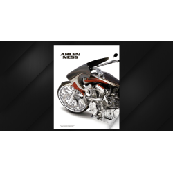 PartzBiz HD 18-928 - Arlen Ness Deep Cut Inverted Filter Kit Chrome Harley Twin Cam Softail 99-17