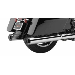 PartzBiz HD 6263 - Cobra 4” RPT Slip-On Chrome Mufflers Pipes Exhaust Harley Touring Bagger 17+ M8 PartzBiz HD 6263 - Cobra 4” RPT Slip-On Chrome Mufflers Pipes Exhaust Harley Touring Bagger 17+ M8
