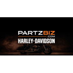 PartzBiz HD 75096 - Mustang 17.5” Wide Vintage Solo Seat Plain Black 2000-2006 Harley Softail 75096