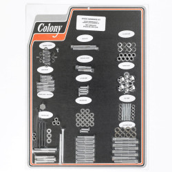 PartzBiz HD 8316 CHR - Colony Stock Complete Engine Hardware Bolt Chrome Set Kit Harley Ironhead XLCH PartzBiz HD 8316 CHR - Colony Stock Complete Engine Hardware Bolt Chrome Set Kit Harley Ironhead XLCH