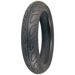 PartzBiz HD 87-4020 - Shinko 006 Podium 130/70ZR16 61W Radial Front Tire Street Bike Sport Race Black