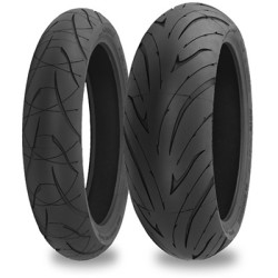 PartzBiz HD 87-4083 - Shinko 016 Verge 2X 120/60ZR17 55(W) Radial Front Tire Street Bike Sport Touring