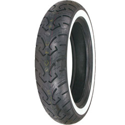 PartzBiz HD 87-4106 - Shinko 250 MT90 B16 130/90-16 Whitewall Rear Tire Harley Touring