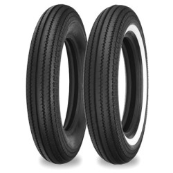 PartzBiz HD 87-4622 - Shinko 4.00-19 Super Classic 270 Blackwall Front or Rear Motorcycle Tire Harley