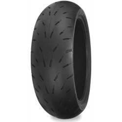 PartzBiz HD 87-4650 - Shinko 003 Hook-Up Drag Race Radial Rear Tire 180/55ZR17 73W Black DOT Street