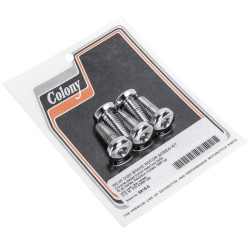PartzBiz HD 9818-5 - Colony 5 New Chrome Rear Disk Brake Rotor Bolts Set Harley Chopper Bobber Custom PartzBiz HD 9818-5 - Colony 5 New Chrome Rear Disk Brake Rotor Bolts Set Harley Chopper Bobber Custom