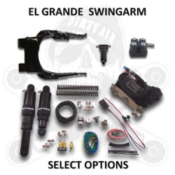 PartzBiz HD DA-SWEGVU2 - Dirty Air El Grande Swingarm Tank Front Rear System Fast Up Kit Harley Touring