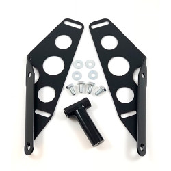 PartzBiz HD QFB1849 - Bungking 49mm Quarter Fairing Windshield Bracket Quick Release 18 M8 Low Rider Street Bob