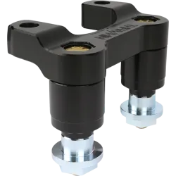 PartzBiz HD TSC-2207 - Thrashin' Road Glide Riser Adapter Kit Black Aluminum Harley Road Glide 15-20