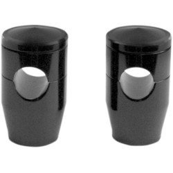 PartzBiz HD DS06021199 - Accutronix Black 2" Custom Billet Aluminum Risers 1" Bars Standard Triples Fit PartzBiz HD DS06021199 - Accutronix Black 2" Custom Billet Aluminum Risers 1" Bars Standard Triples Fit