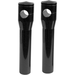 PartzBiz HD DS06021202 - Accutronix Black 8" Custom Billet Aluminum Risers 1" Bars Standard Triples Fit PartzBiz HD DS06021202 - Accutronix Black 8" Custom Billet Aluminum Risers 1" Bars Standard Triples Fit