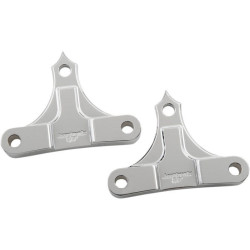 PartzBiz HD DS14100118 - Accutronix Hot Legs Bagger Legs Chrome .625" Spacers 6" Front Fenders 14-16 | TFS49-NF5/8C