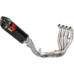 PartzBiz HD DS18102367 - Akrapovic S-K10R9-ZC Full System Race Exhaust Steel Carbon 16-18 Ninja Zx10R | S-K10R9-ZC