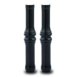 PartzBiz HD AN03-636 - Arlen Ness 03-636 Black 10-Gauge Pushrod Tube Covers Harley Milwaukee Eight 17-Up
