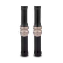 PartzBiz HD AN03-637 - Arlen Ness 03-637 Titanium 10-Gauge Pushrod Tube Covers Harley Milwaukee Eight  17-Up