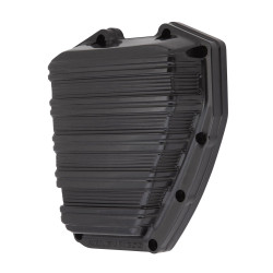 PartzBiz HD AN03-975 - Arlen Ness 03-975 Black 10-Gauge Cam Cover Billet Harley Twin Cam 01-17