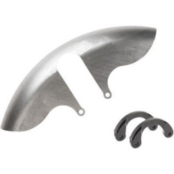PartzBiz HD AN06-705 - Arlen Ness 06-705 Pro Short Steel 180 Fat Front Fender 93-13 Harley FL Touring 1401-0723 525285