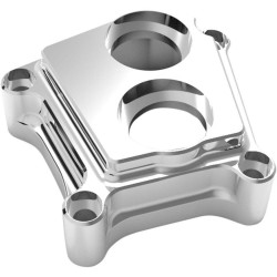PartzBiz HD AN12-572 - Arlen Ness 10 Gauge Chrome Lifter Tappet Block Covers for Harley Twin Cam 99-15 | 12-572
