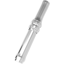 PartzBiz HD AN03-632 - Arlen Ness 10 Gauge Chrome Pushrod Covers for Harley 99-15 Twin Cam Set of 4  | 03-632