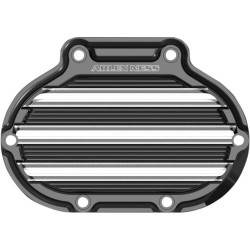 PartzBiz HD AN03-813 - Arlen Ness 10 Gauge Gloss Black Transmission Side Cover Harley 07-15 Twin Cam | 03-813